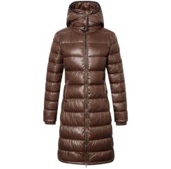 Prošívaný kabát Covalliero A/W 2023, hnědý Velikost: L